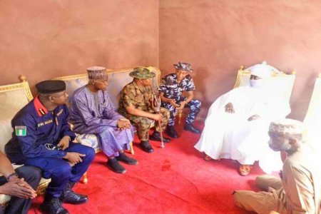 Kano Tense as Deposed Emir Ado Bayero Meets Security Chiefs, Soldiers Guard Mini-Palace