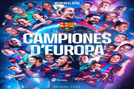 Barcelona Women 2-0 Lyon Women: Bonmati and Putellas strike as Catalans claim third Champions League glory