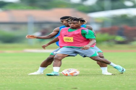 Nigeria's Super Eagles Step Up Training Regime Ahead of South Africa Clash