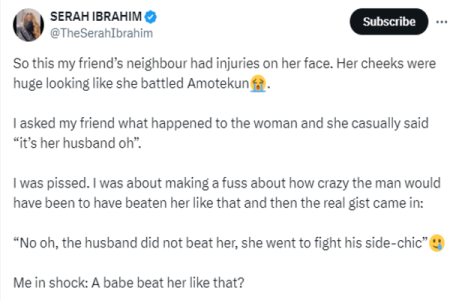 "Serves Her Right" – Nigerians React as Wife Attacks Husband’s Gym Instructor Side Chick and Gets Hurt