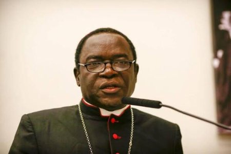 Nigerians Chuckle at Bishop Kukah's Witty Remarks About Learning the New National Anthem