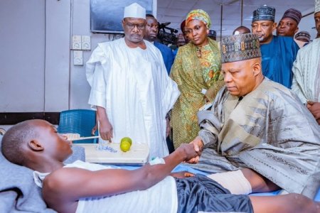 VP Shettima Consoles Borno Bombing Victims as Casualties Rise to 32