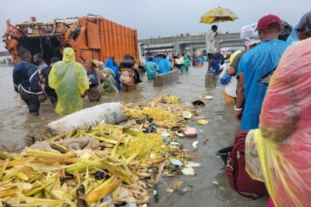 Lagos Floods: Heavy Rain Brings City to Standstill, Authorities Respond