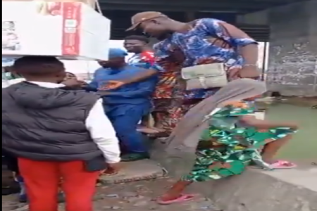 Residents Outraged as Miscreants Collect N100 for Trade Fair Crossing in Lagos