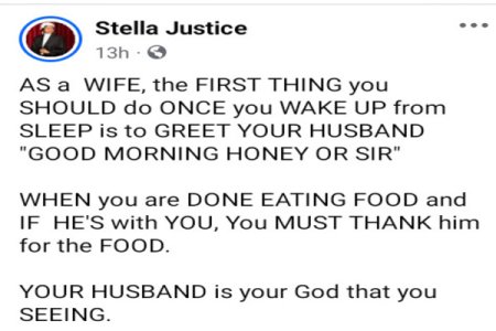 Nigerian Lawyer's Advice for Wives to See Husbands as Gods Draws Backlash