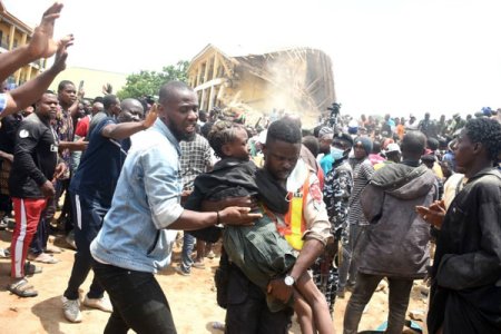 Governor Mutfwang Shuts Down Saint Academy After Fatal Building Collapse in Jos