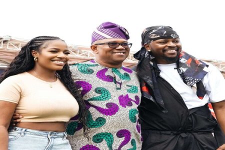 Hilda Baci and Peter Obi Support Dr. Fola David as He Breaks World Record for Largest Painting