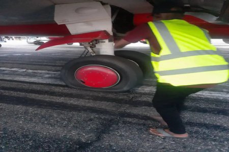 Shocking Incident: Max Air Boeing 737 Tyres Burst During Takeoff at Yola Airport