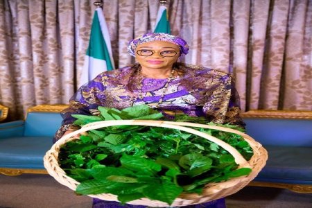 Nigerians React as First Lady Oluremi Tinubu Showcases First Harvest from Personal Garden