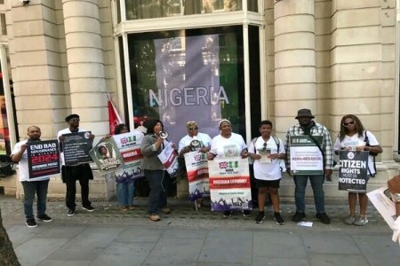 #EndBadGovernance Protests: UK Nigerians Demand Economic and Political Reforms