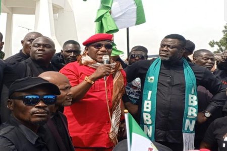 Ex-Sports Minister Dalung Joins #EndBadGovernanceInNigeria Protest, Calls for Improved Governance