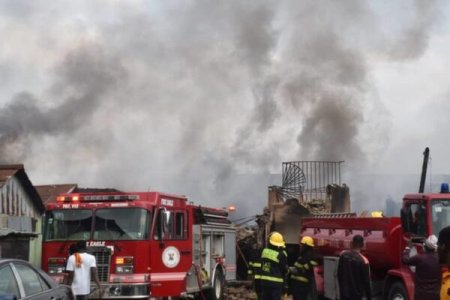 Fire Destroys Shops in Lagos Seven-Storey Building, No Injuries Reported