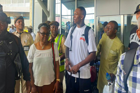 Israel Adesanya Visits Nigeria After UFC Setback, Fans Show Unwavering Support