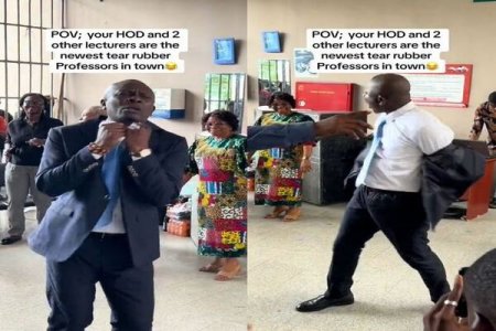 [VIDEO] UNIPORT Professors Thrill Students with Dance Moves After Promotion Celebration