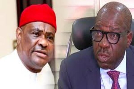 Wike Claims Obaseki Brought Ighodalo Twice to Seek His Support, But He Refused