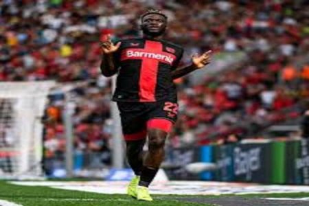 Victor Boniface Ends Goal Drought in Style with Two Goals as Leverkusen Thrash Hoffenheim