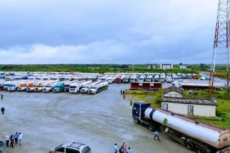 Tankers lift petrol from Dangote Refinery on September 15, 2024 in Lagos (1).webp Tankers lift petrol from Dangote Refinery on September 15, 2024 in Lagos (1).webp