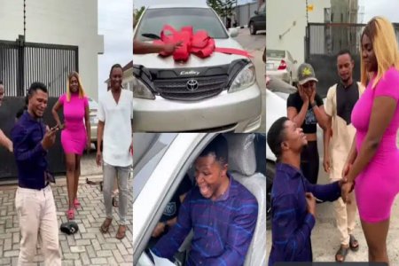 Viral Fish Pie Seller Alax Evalsam Receives New Car from Content Creator Nons Miraj