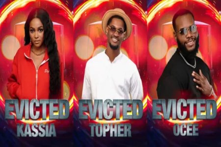 Kassia, Topher, and Ocee Exit BBNaija: Fans React to Vote Breakdown