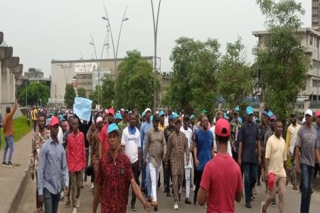 Tension Escalates in Rivers State as PDP Stages Protest Against LG Polls