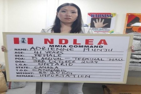 Canadian Woman Arrested in Lagos for Drug Trafficking