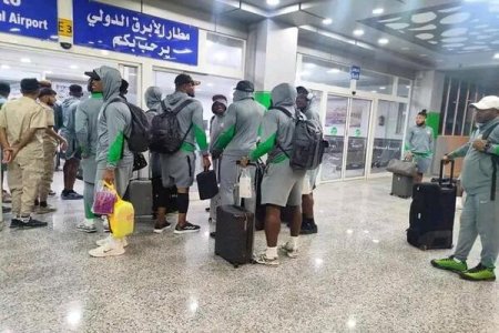 super eagles players at libya airport (1).jpg