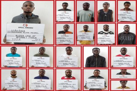 43 Sentenced for Internet Fraud in Awka and Abakaliki, Devices Auctioned