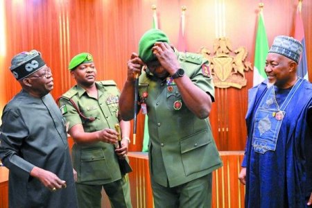 Tinubu Decorates Acting Army Chief Oluyede with Lieutenant-General Rank