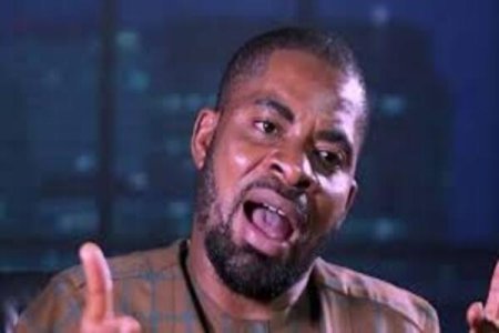 Deji Adeyanju Mocks INEC’s Credibility, Suggests 'Saving' Kamala Harris in U.S. Election