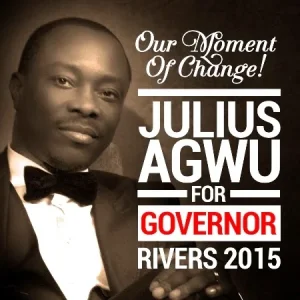 Julius Agwu poster as Rivers Governor in 2015.webp