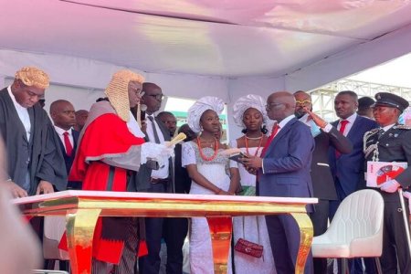 Monday Okpebholo Sworn In As Edo State Governor, Succeeding Obaseki