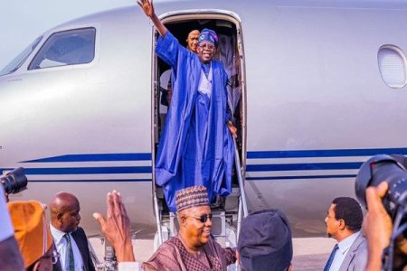 Tinubu Returns to Nigeria After Key Nigeria-South Africa Bi-National Commission Talks