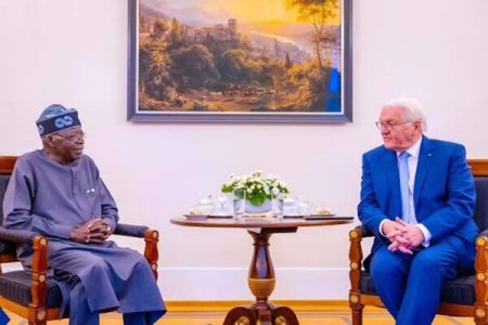 German President Steinmeier Inspects Guard of Honour During Nigerian Visit