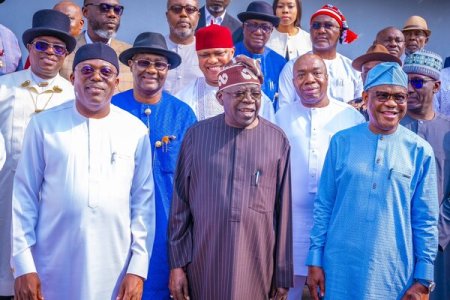 Wike and Fubara Share Smiles as Tinubu Hosts Ogoni Talks in Abuja