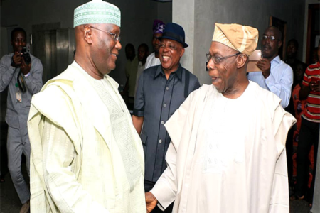 Opposition Leaders Strategize? Atiku, Obasanjo, Tambuwal Hold Private Talks