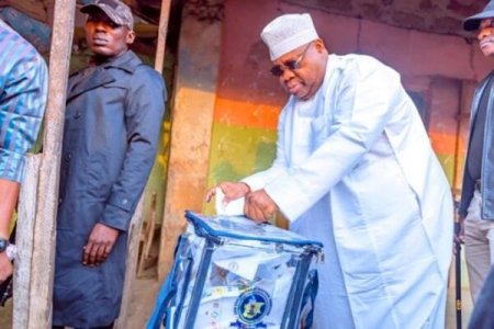 Adeleke Casts Vote as Osun Pushes Forward With LG Elections