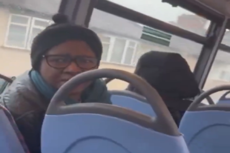 Viral Video Shows Muslim Man Confronting Woman for Eating on Bus During Ramadan