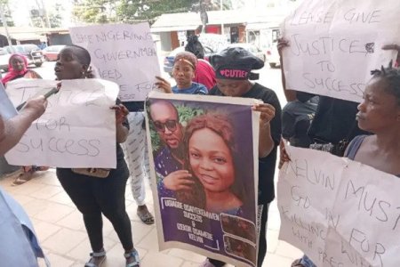 Edo Market Women Protest Murder of Pregnant Trader by Husband