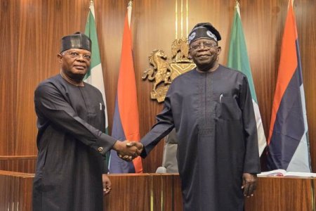 President Tinubu Swears in Former Naval Chief Ibas as Rivers Administrator