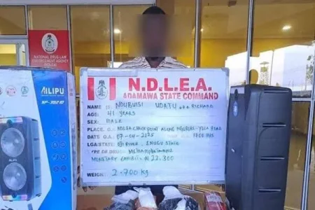 Former Drug Offender Arrested Again by NDLEA in Meth Trafficking Attempt