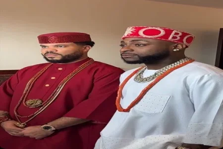 Groomsman Goals: Davido Warms Hearts at Manager’s Traditional Wedding