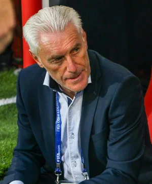 South Africa’s Broos Confident of World Cup Qualification with Victory Over Nigeria