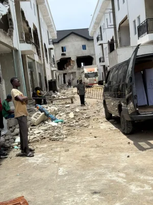 Lagos Govt Demolishes Over 19 Buildings at Trade Fair Plaza Amid Heavy Security