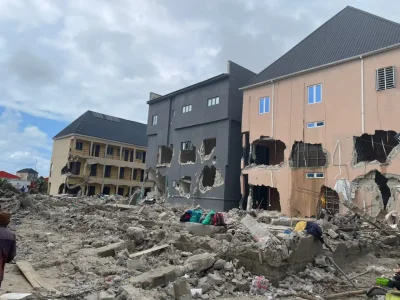 Senator Umeh Condemns Lagos Trade Fair Demolitions as "Illegal" Act
