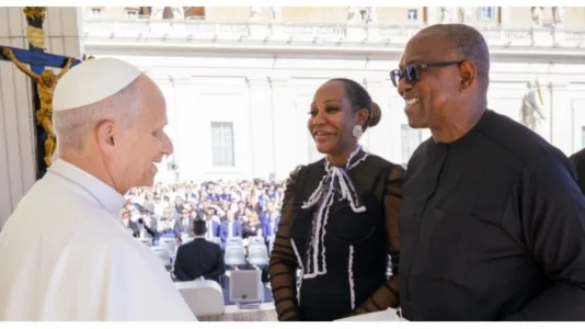 Peter Obi and Pope Leo.webp