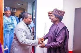Prof. Joash Amupitan Arrives at Senate for INEC Chairman Screening