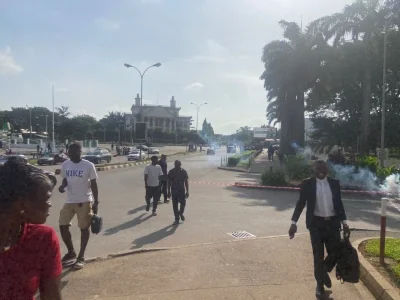 Police Arrest AFP Journalists, Lawyer During #FreeNnamdiKanu Protest Crackdown in Abuja