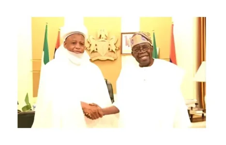 After Archbishop Meeting, Tinubu Hosts Sultan of Sokoto at State House