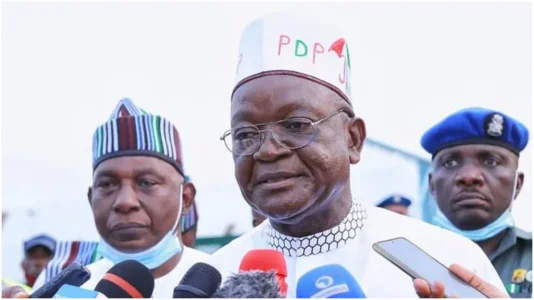 Gov Alia's Aide Taunts Ortom After Dramatic PDP Secretariat Ejection