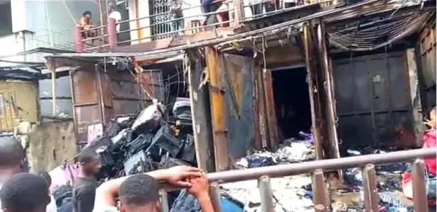 Death Toll Rises to Five in Lagos Plaza Fire as Another Market Blaze Erupts